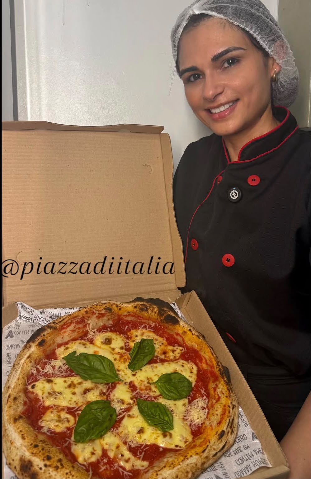 Chef Larissa Paiva, fundadora da Piazza di Itália, pizzaria napolitana em Mossoró
