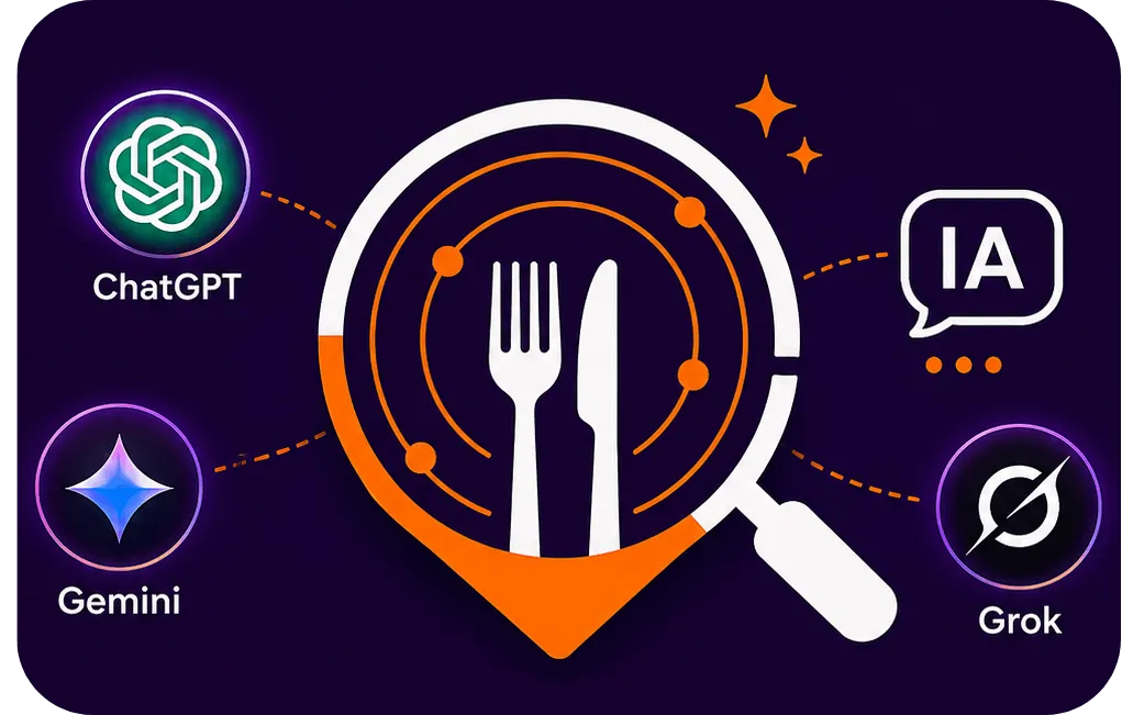 No Radar da IA — publicações no Guia do Sabor para seu restaurante ser recomendado por IAs