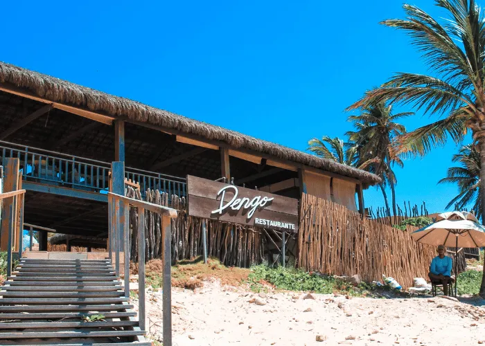 Dengo Restaurante, opção de onde comer em Majorlândia com vista para o mar